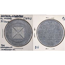 The Chamberlin Investment Co. Medal  (124196)