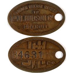 J. L. Hudson Co. Medal  (122988)