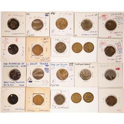 Whist Tokens, Seated Male (11)  (122115)