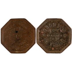 Fresno California Opera Bar Token  (120278)