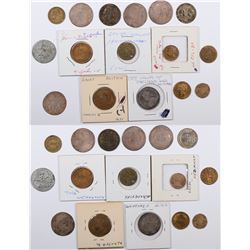 Foreign Token Group #22, Lot of 15  (121879)