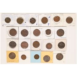 Foreign Token Group #8, Lot of 21  (121866)