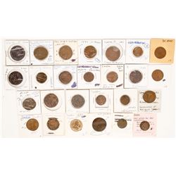 Foreign Token Group #9, Lot of 25  (121867)