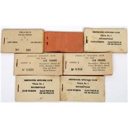 Military Chits (tokens)  WWII  (122136)