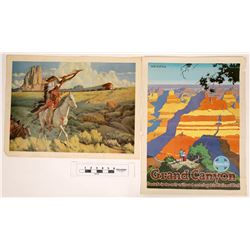 AT&SF Advertising Posters  (122051)