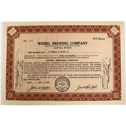 Weibel Brewing Company Stock  (123266)