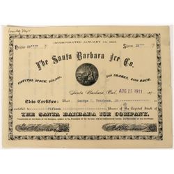 Santa Barbara Ice Company Stock  (123301)