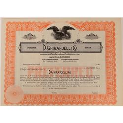 D. Ghiardelli Company Stock  (123404)
