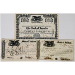 Bank of America Stock Certificates   (113722)