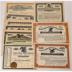 Dental Company Stock Certificates  (124553)