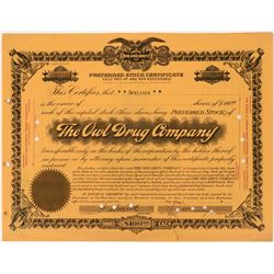The Owl Drug Company Stock  (123315)