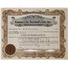 Image 1 : Kansas City Baseball Club, Inc. Stock Certficate  (113750)