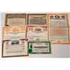 Image 1 : Cigarette Manufacturer Stock Certificates  (124575)