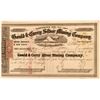Image 1 : Rare, Early Gould & Curry Stock Certificate  (123162)