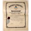 Image 1 : Award Warrant Presented to American Colonel  (119334)