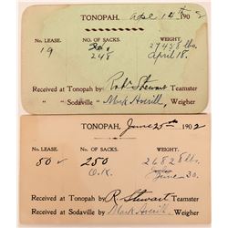 Original Ore Shipping Receipts  (123148)