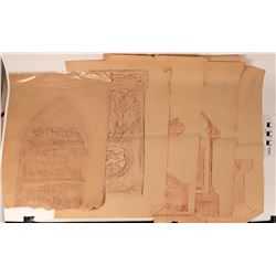 Gravestone Rubbings (7)  (122053)