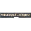 Image 1 : Wells Fargo & Co Express, Wood Sign, 6 Feet Long!  (125251)