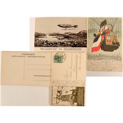 Balloon and Blimp Postcards 1909-1910  (118576)