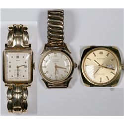 Three Swiss Wristwatches  (124117)