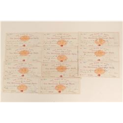 Napa, California Check Collection  (123135)