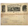 Image 1 : Brotherhood Wine Company Pictorial Billhead, New York, 1892  (118631)