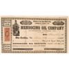 Image 1 : Early California Oil Stock Certificate, 1865  (119397)