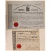 Image 1 : Dorchester & Milton Branch Rail Road Co 1848 Stock and 1858 Bond  (111277)
