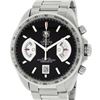 Image 1 : TAG Heuer Mens Stainless Steel Black Dial Grand Carrera 43mm Chronograph Wristwa