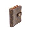 Image 1 : Louis Vuitton Brown Monogram Canvas Leather Compact Zippe Wallet