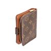 Image 2 : Louis Vuitton Brown Monogram Canvas Leather Compact Zippe Wallet