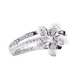 1.25 ctw Diamond Pendant-Pin - 18KT White Gold