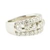 Image 1 : 1.90 ctw Diamond Anniversary Ring - 14KT White Gold