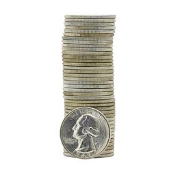 Roll of (40) 1949-D Brilliant Uncirculated Washington Quarters