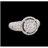 Image 1 : 2.61 ctw Diamond Ring - 14KT White Gold