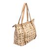 Image 2 : MCM Cream Coated Canvas Visetos Medium Tote Bag