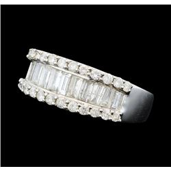 1.95 ctw Diamond Band - 14KT White Gold