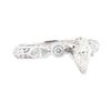 Image 1 : 1.00 ctw Diamond Vintage Motif Ring - Platinum