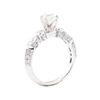 Image 4 : 1.00 ctw Diamond Vintage Motif Ring - Platinum