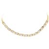 Image 1 : 0.80 ctw Diamond Necklace - 10KT Yellow And White Gold