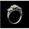 Image 4 : 1.54 ctw Diamond Ring - 14KT White Gold