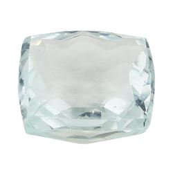8.58 ct.Natural Cushion Cut Aquamarine