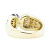 Image 3 : 1.88 ctw Sapphire And Diamond Ring - 14KT Yellow Gold