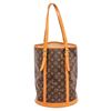 Image 1 : Louis Vuitton Monogram Canvas Leather Bucket GM Shoulder Bag