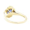 Image 3 : 1.50 ctw Sapphire and Diamond Ring - 14KT Yellow Gold