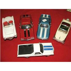 (5) Die Cast Vehicles