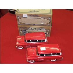 (2) Flying J. 1957 Chevy  Suburban Bank