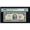Image 1 : 1963 $2 Legal Tender STAR Note PMG 67EPQ