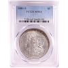 Image 1 : 1881-S $1 Morgan Silver Dollar Coin PCGS MS64 Nice Toning