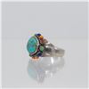 Image 2 : Genuine 7 Ct Navajo Sterling Silver Turquoise Ring
